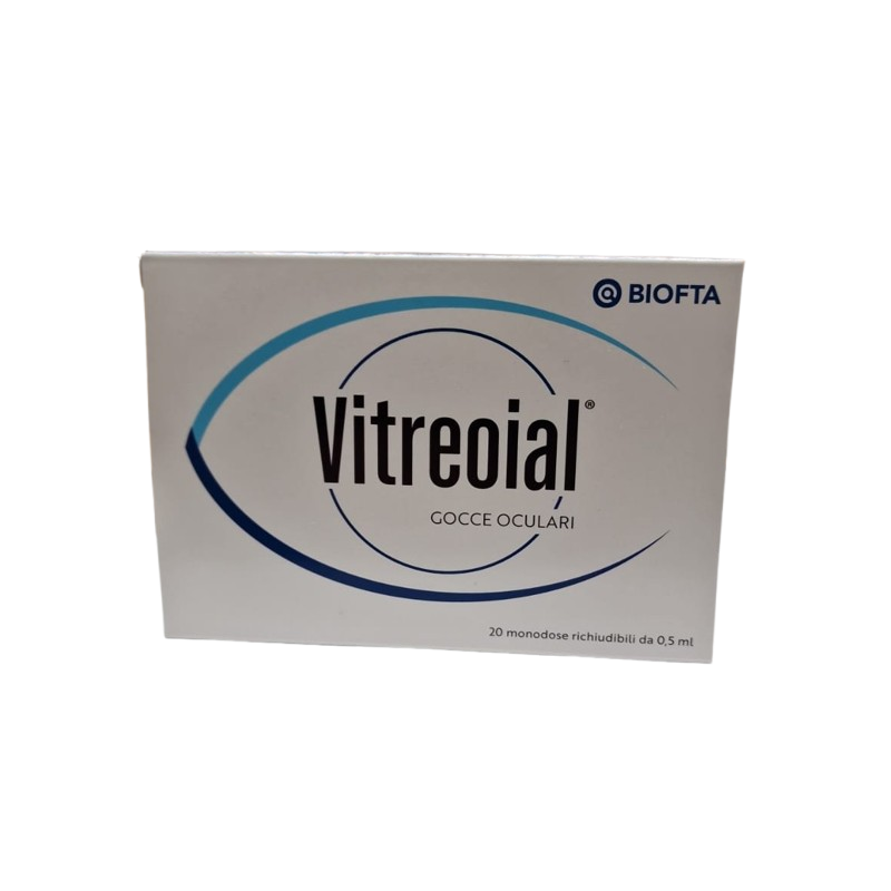 Gocce oculari vitreoial 20 monodose richiudibili 0,5 ml