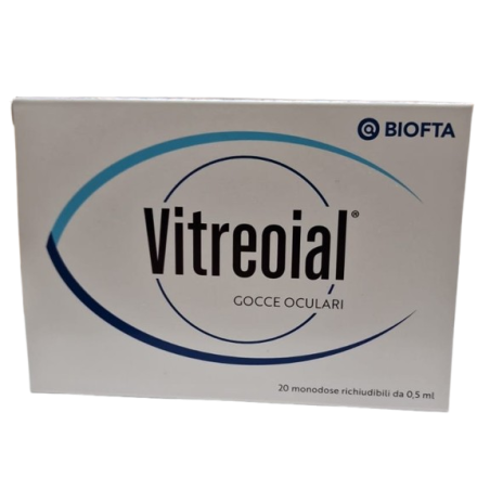 Gocce oculari vitreoial 20 monodose richiudibili 0,5 ml