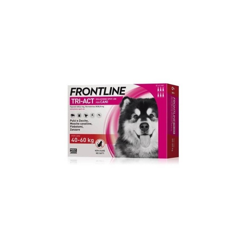 Frontline tri-act soluzione spot-on per cani di 40-60 kg Frontline tri-act soluzione spot-on per cani di 40-60 kg
