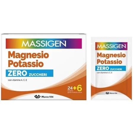 Massigen magnesio potassio senza zucchero 30 bustine edizione speciale 2025