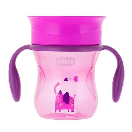 Chicco tazza perfect x 360 rosa 12m+