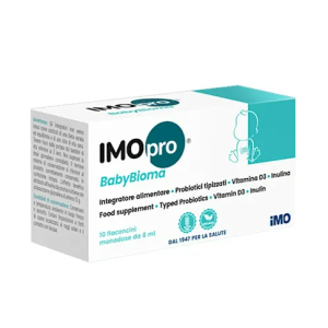 Imopro babybioma fragola 10 flaconcini 8 ml
