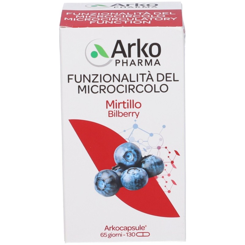 Arkocapsule funzionalita' microcircolo mirtillo 130 capsule
