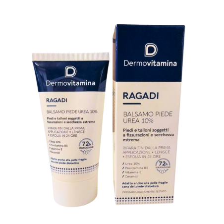Dermovitamina ragadi piede urea 10% 75 ml