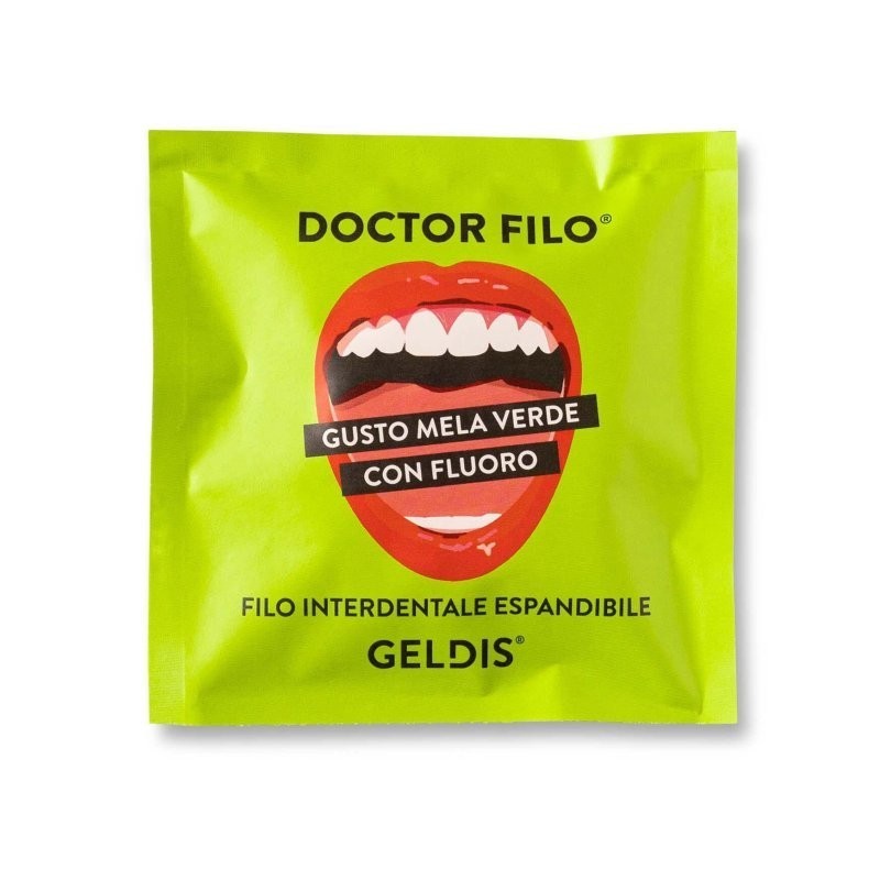 Geldis doctor filo interdentale espandibile mela verde Geldis doctor filo interdentale espandibile mela verde