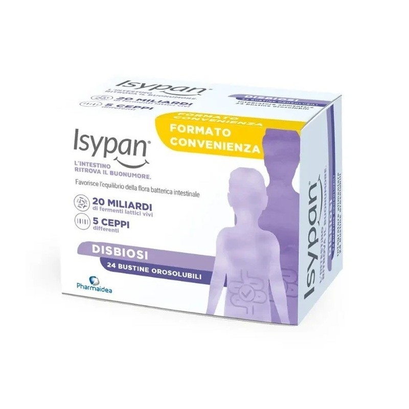Isypan disbiosi 24 bustine orosolubili Isypan disbiosi 24 bustine orosolubili