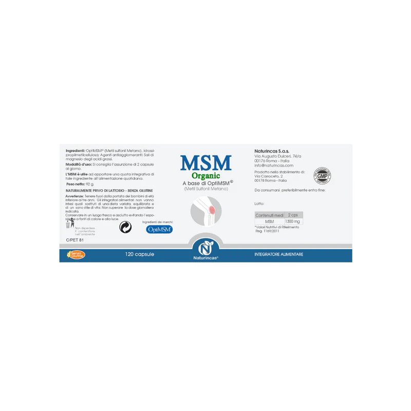 Msm organic 120 capsule Msm organic 120 capsule