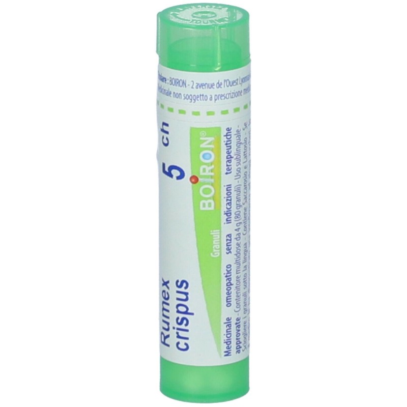 Rumex crispus boiron 80 granuli 5 ch contenitore multidose4g