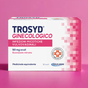 Trosyd ginecologico 15 ovuli vag 50 mg