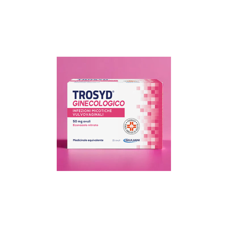 Trosyd ginecologico 15 ovuli vag 50 mg