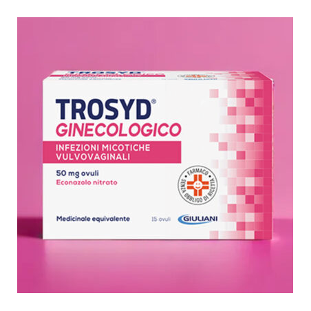 Trosyd ginecologico 15 ovuli vag 50 mg