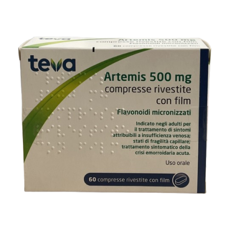 Artemis 60 compresse riv 500 mg