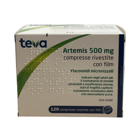Artemis 120 compresse riv 500 mg