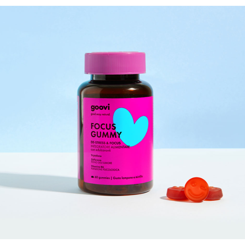 Goovi De-stress&focus Focus Gummy 60 Gummies Goovi De-stress&focus Focus Gummy 60 Gummies