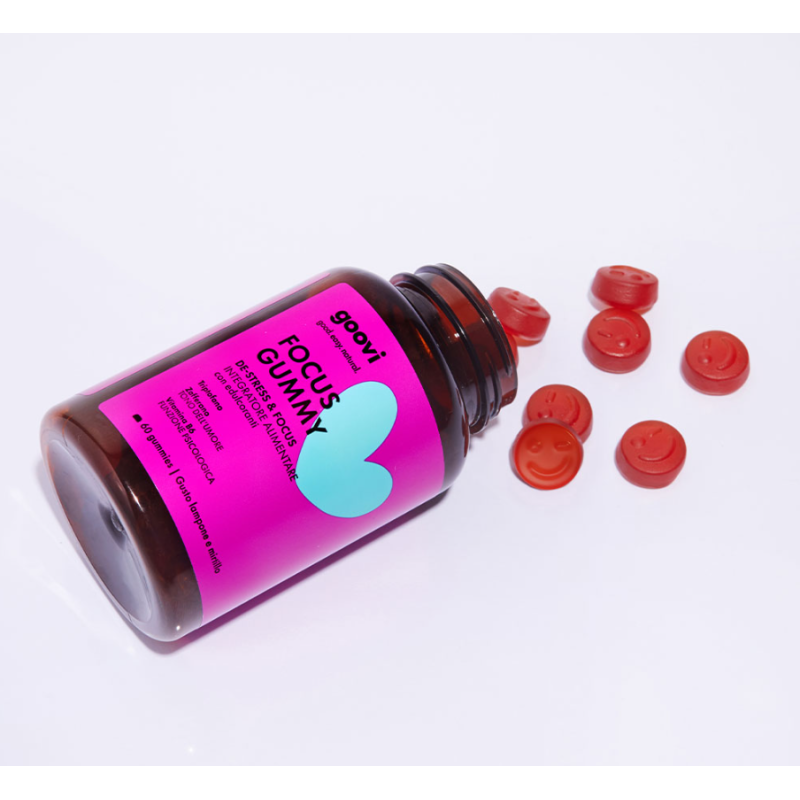Goovi De-stress&focus Focus Gummy 60 Gummies Goovi De-stress&focus Focus Gummy 60 Gummies