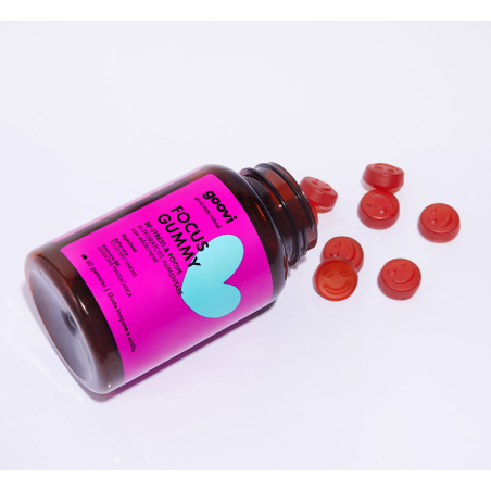 Goovi De-stress&focus Focus Gummy 60 Gummies Goovi De-stress&focus Focus Gummy 60 Gummies