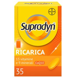 Supradyn Ricarica Integratore di 13 Vitamine e 9 minerali formato 35 compresse