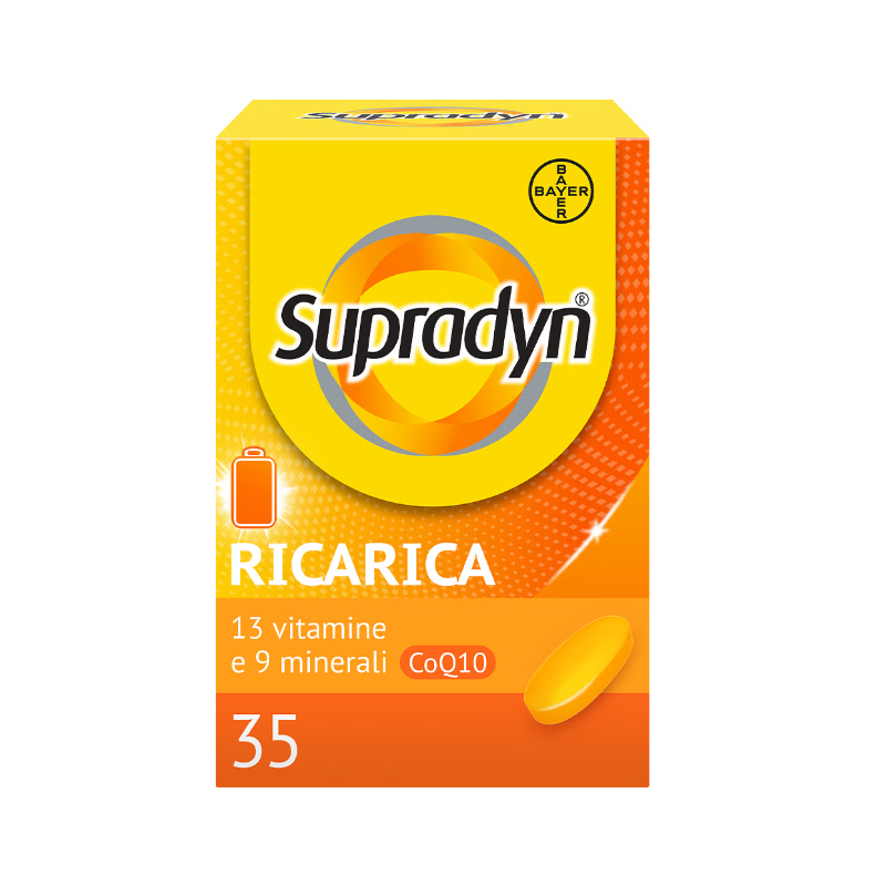 Supradyn Ricarica Integratore di 13 Vitamine e 9 minerali formato 35 compresse