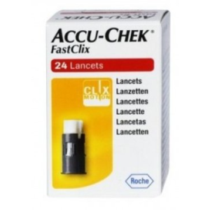 Accu-chek fastclix 24 lancette