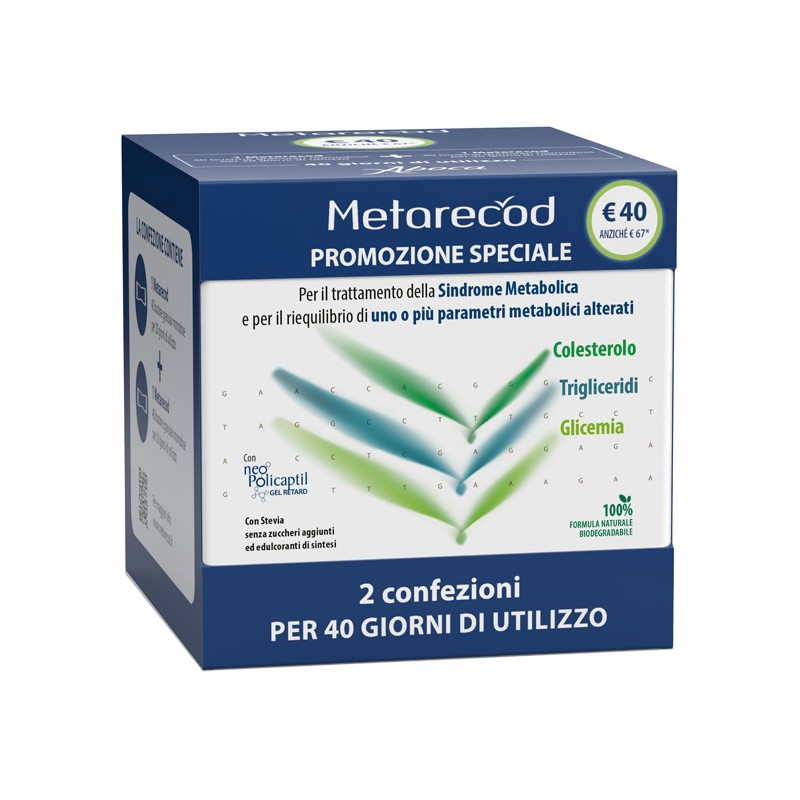 Metarecod 40 Bustine Granulari Da 2,5 G 2 Pezzi