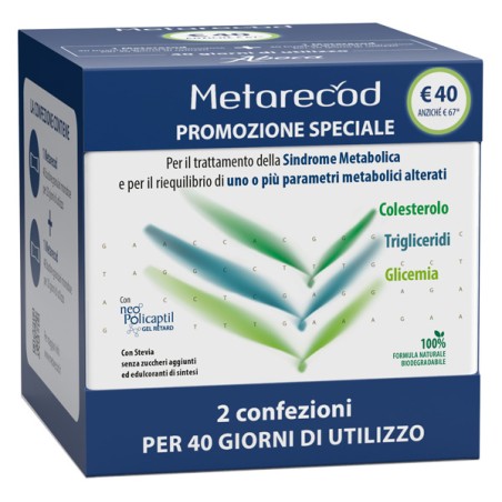 Metarecod 40 Bustine Granulari Da 2,5 G 2 Pezzi
