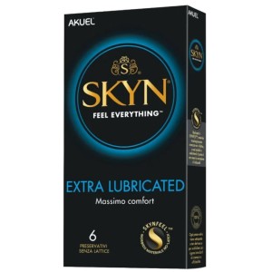 Nova Argentia Ind. Farm Profilattico Ansell Akuel Skyn Extra Lubrificato B 6 Pezzi