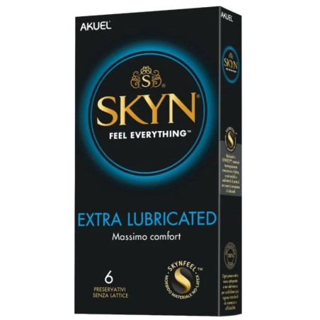 Nova Argentia Ind. Farm Profilattico Ansell Akuel Skyn Extra Lubrificato B 6 Pezzi