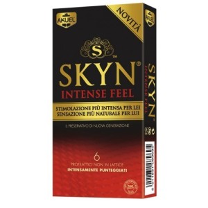 Profilattico ansell akuel skyn intense feel b 6 pezzi