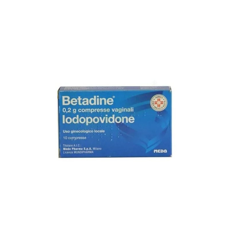 Betadine*10cpr vag 200mg