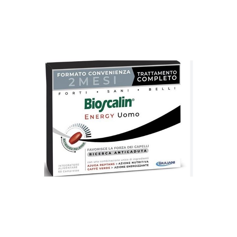 Bioscalin Energy capelli uomo 60 Compresse