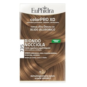 Euphidra colorpro xd 735 biondo nocciola gel colorante capelli in flacone + attivante + balsamo + gu