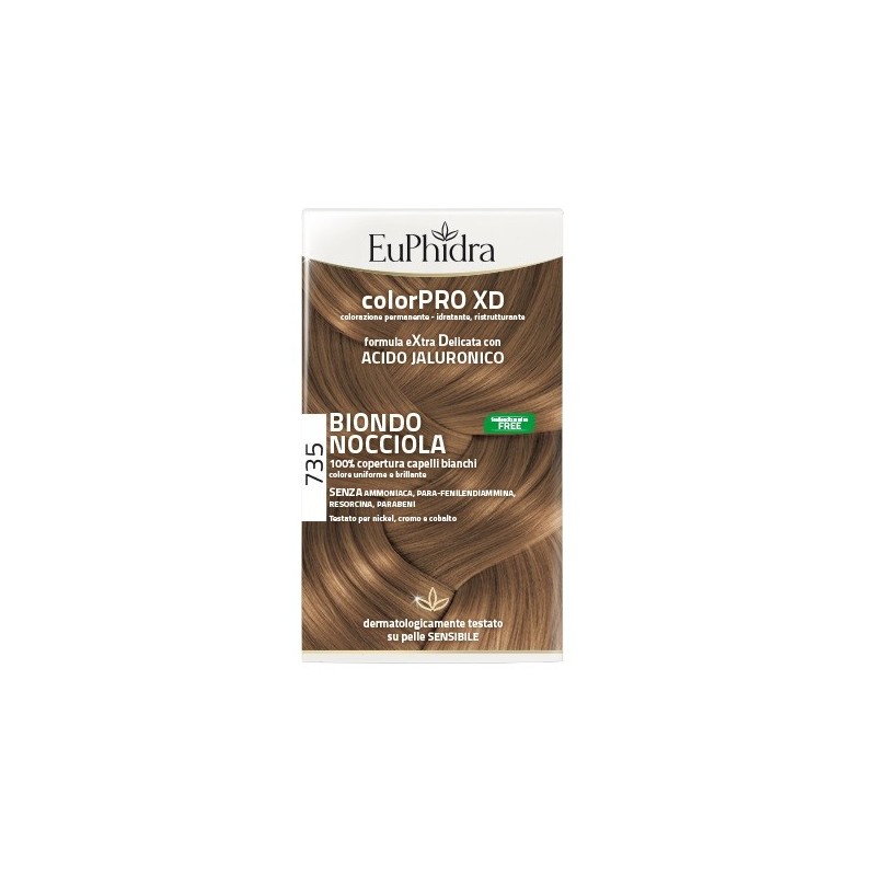 Euphidra colorpro xd 735 biondo nocciola gel colorante capelli in flacone + attivante + balsamo + gu Euphidra colorpro xd 735 biondo nocciola gel colorante capelli in flacone + attivante + balsamo + gu