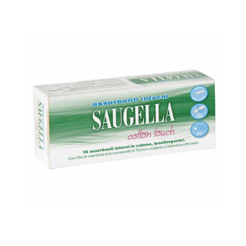Saugella Cotton Touch Assorbenti Interni Normali - 16 Pezzi