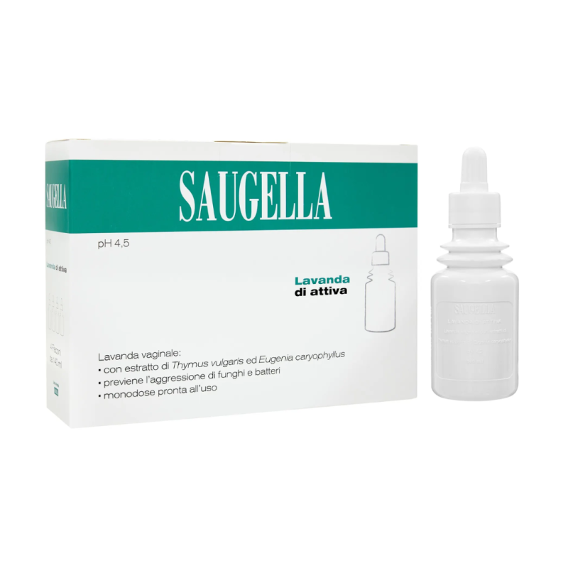 Saugella Lavanda Vaginale Attiva - 4x140ml