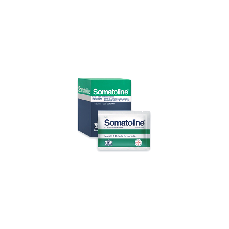 Somatoline emulsione 15 buste 0,1+0,3%