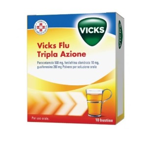 Vicks flu tripla a orale polvere 10 buste