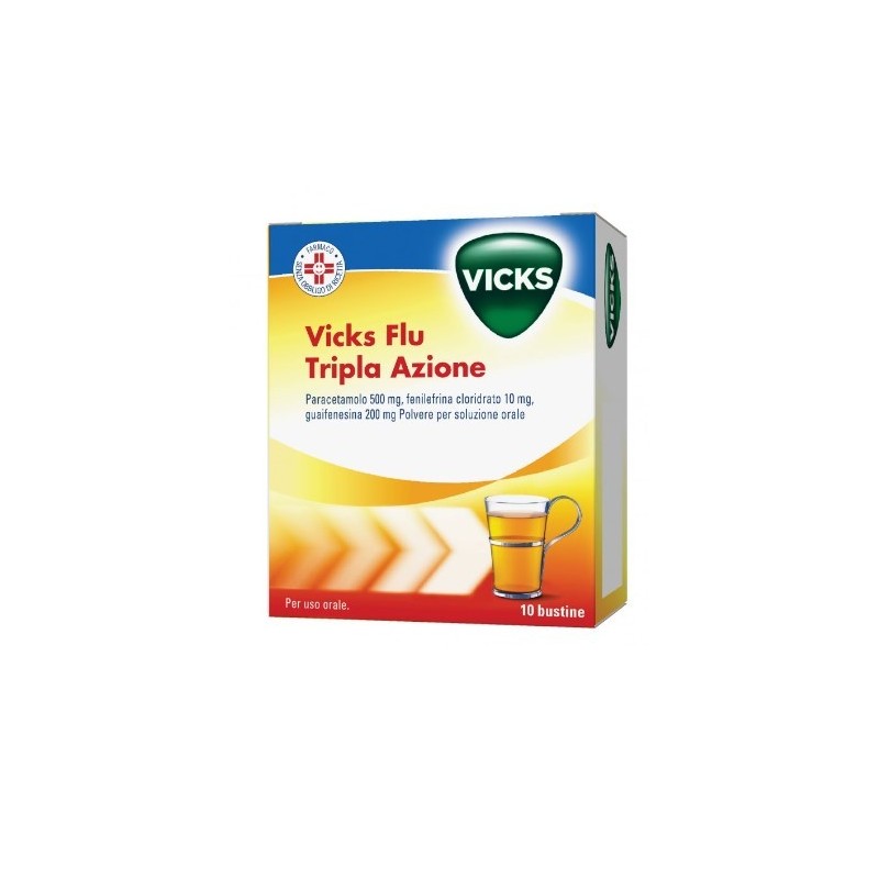 Vicks flu tripla a orale polvere 10 buste