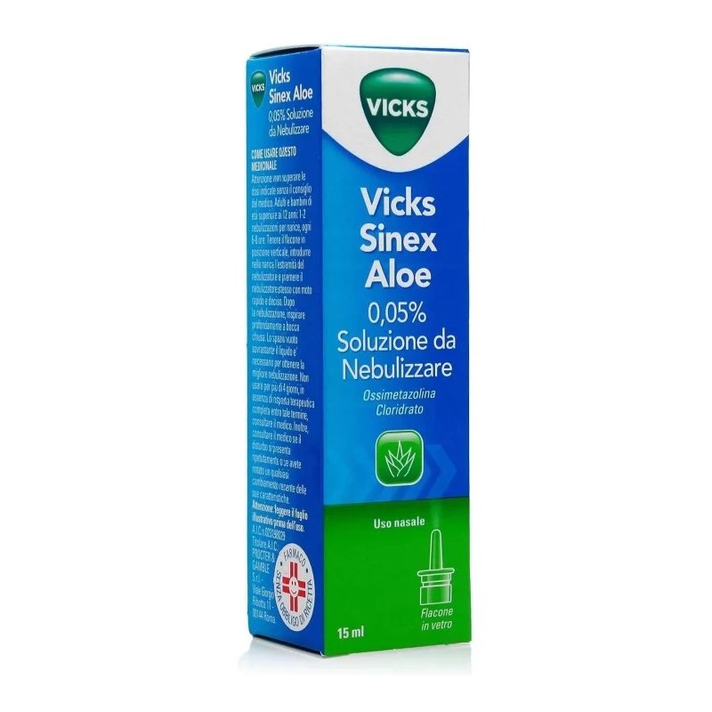 Procter & Gamble Vicks Sinex Aloe Spray con Applicatore 15 Ml