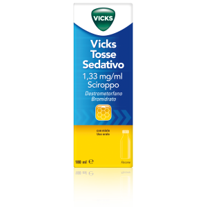 Procter & Gamble Vicks Tosse Sedativo 1,33 Mg/ml Sciroppo Destrometorfano Bromidrato Con Miele