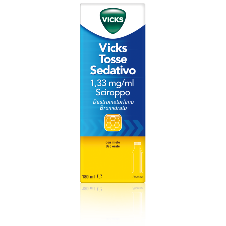 Procter & Gamble Vicks Tosse Sedativo 1,33 Mg/ml Sciroppo Destrometorfano Bromidrato Con Miele