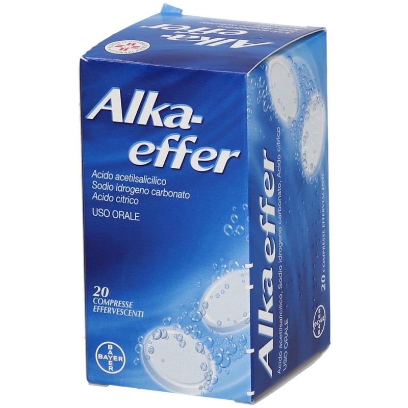 Alkaeffer 20 Compresse Effervescenti Dolore e Nevralgie