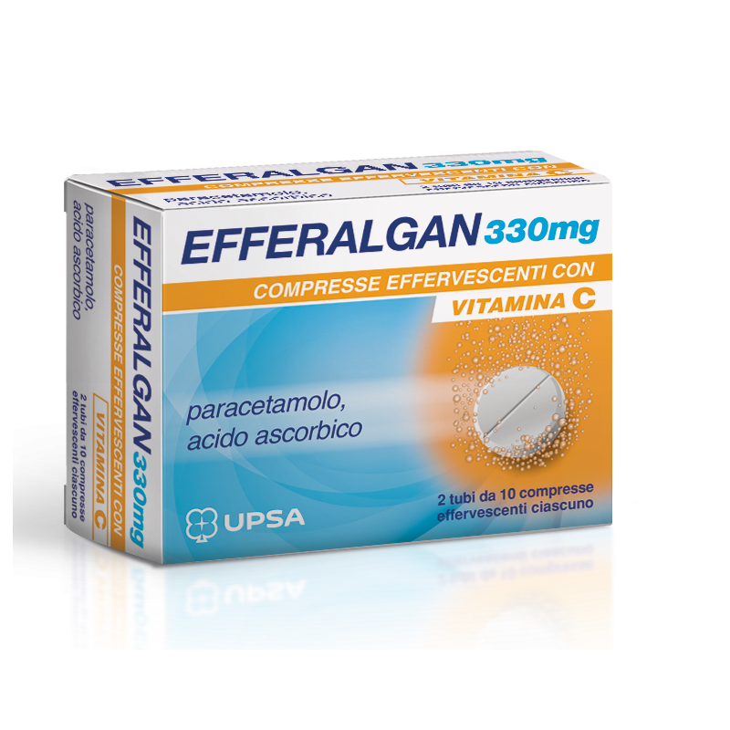 Efferalgan*20cpr eff 330+200mg