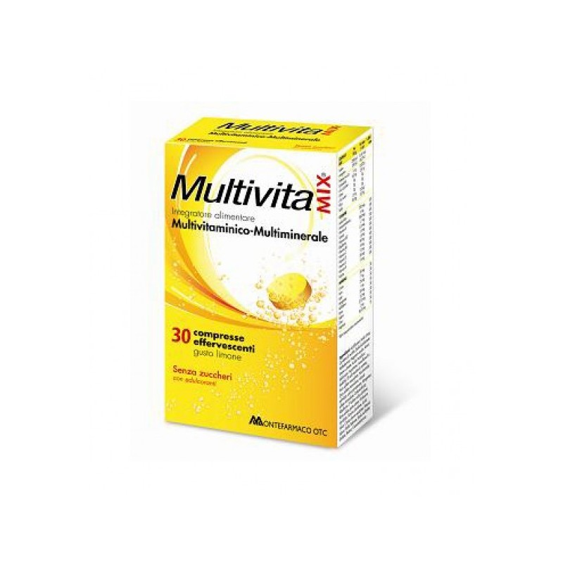 Montefarmaco Otc Multivitamix Senza Zucchero 30 Compresse Effervescenti Montefarmaco Otc Multivitamix Senza Zucchero 30 Compresse Effervescenti