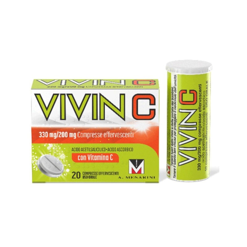 Vivin c 20 compresse effervescenti 330mg+200mg
