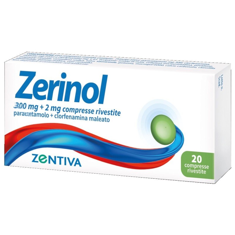 Zerinol 20 compresse rivestite 300mg+2mg