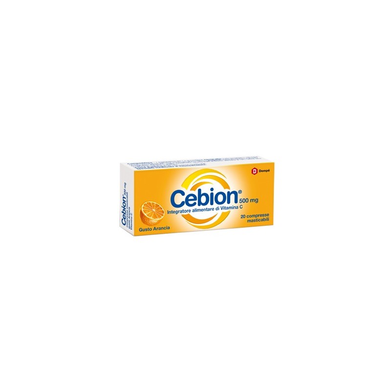Cebion masticabile arancia vitamina c 20 compresse