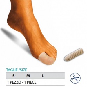 Safte Orione Ok Ped G105 Cappuccio Proteggi Dita Gel Polimero Rivestito Tessuto S 1 Pezzo