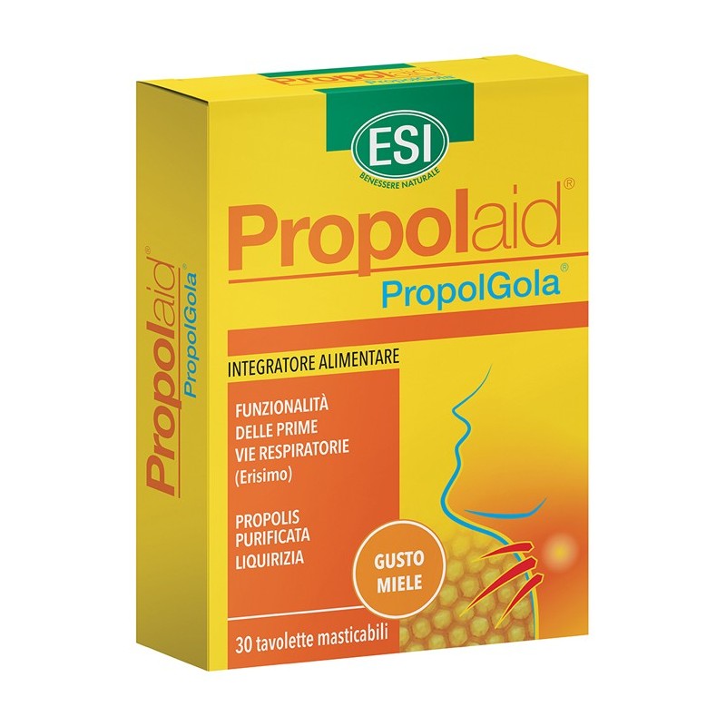 Propolaid propolgola miele 30 tavolette Propolaid propolgola miele 30 tavolette