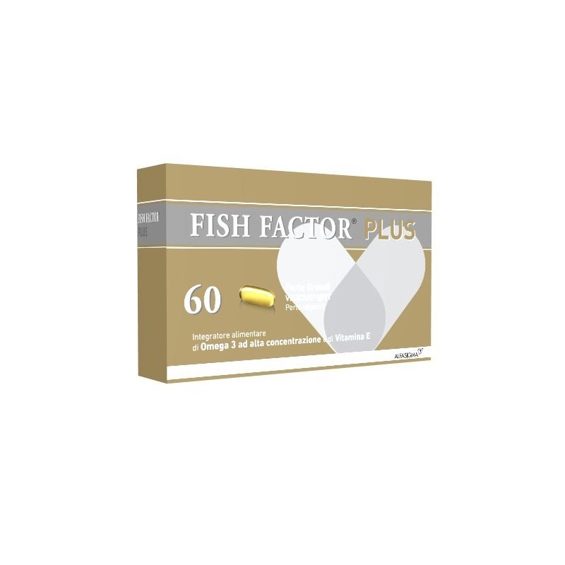 Fish Factor Plus Integratore per il colesterolo 60 Perle Grandi