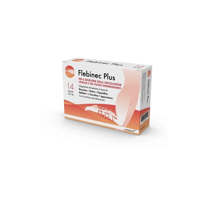 Flebinec plus 14 bustine 4 g
